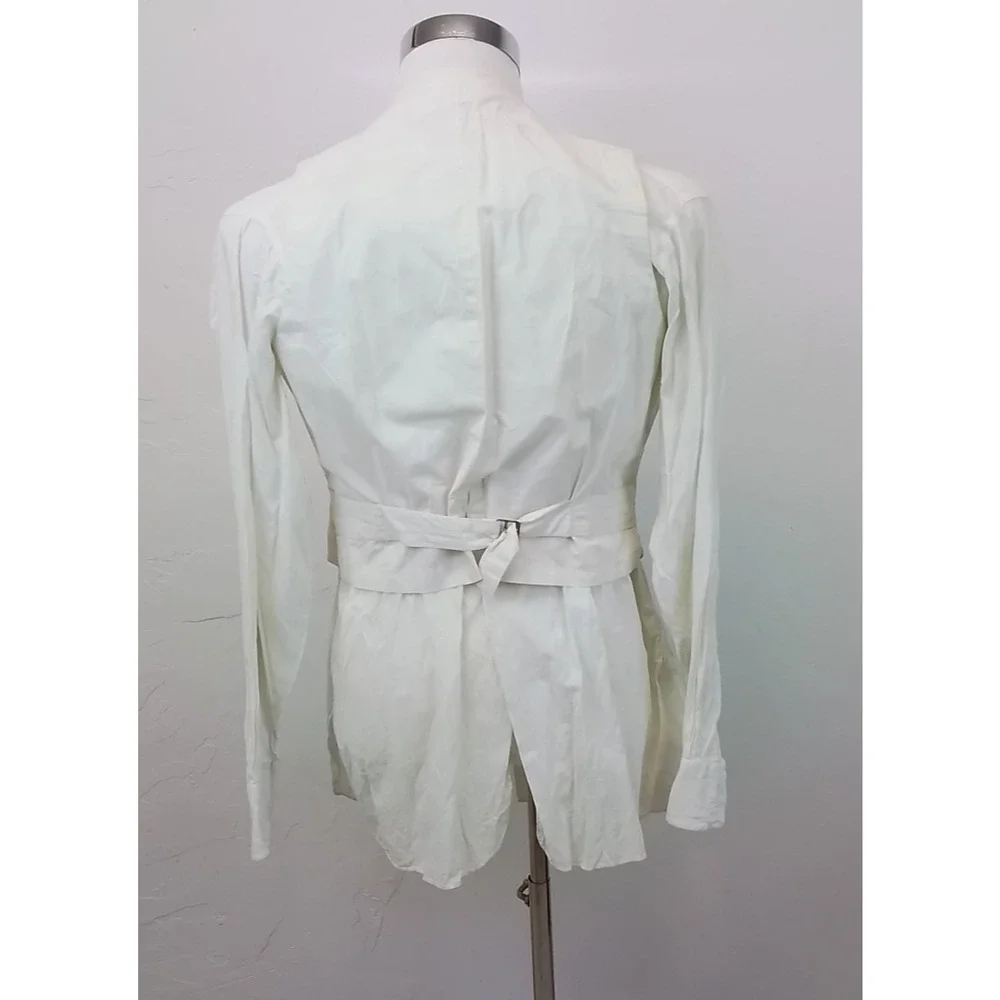 Antique Strawbridge Clothier 1920s White Suit S/XS Jacket Vest Shirt #J3081